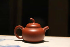 Yi Xing Zi Sha (Zhu Ni---red clay) Qie Duan Pot 茄段壶 Tea Master Size