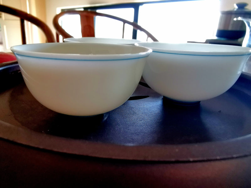 Chao Zhou Gong Fu Tea Style Small Jade Like Translucent Cup