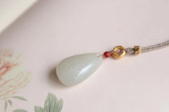 He Tian white Jade necklace