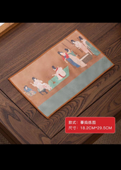 Chinese style painting tea cloth