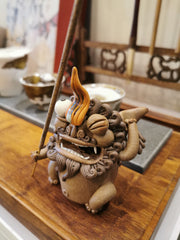Decorative Ceramic Tea Figures and Incense Burnner