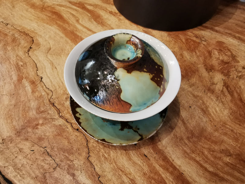 Five Color Stone Glaze Gaiwan