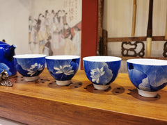 Master Xu's Qing Hua Lotus Cups Set
