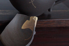 Wedged Clay Ginkgo leaf Personal Cup