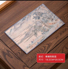 Chinese style painting tea cloth