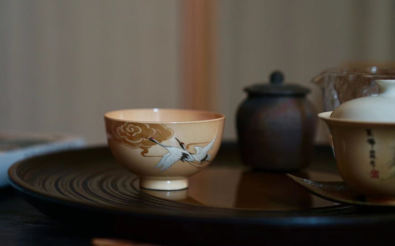 woodfired red-crowned crane master cup